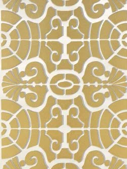 L'Allee du Roi Flock Wallpaper by Pierre Frey in Travertin (FP271001)