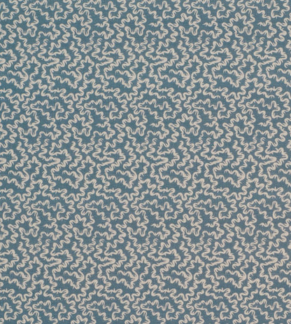 Lamerie Vermicelli Fabric by James Hare Victoria Blue
