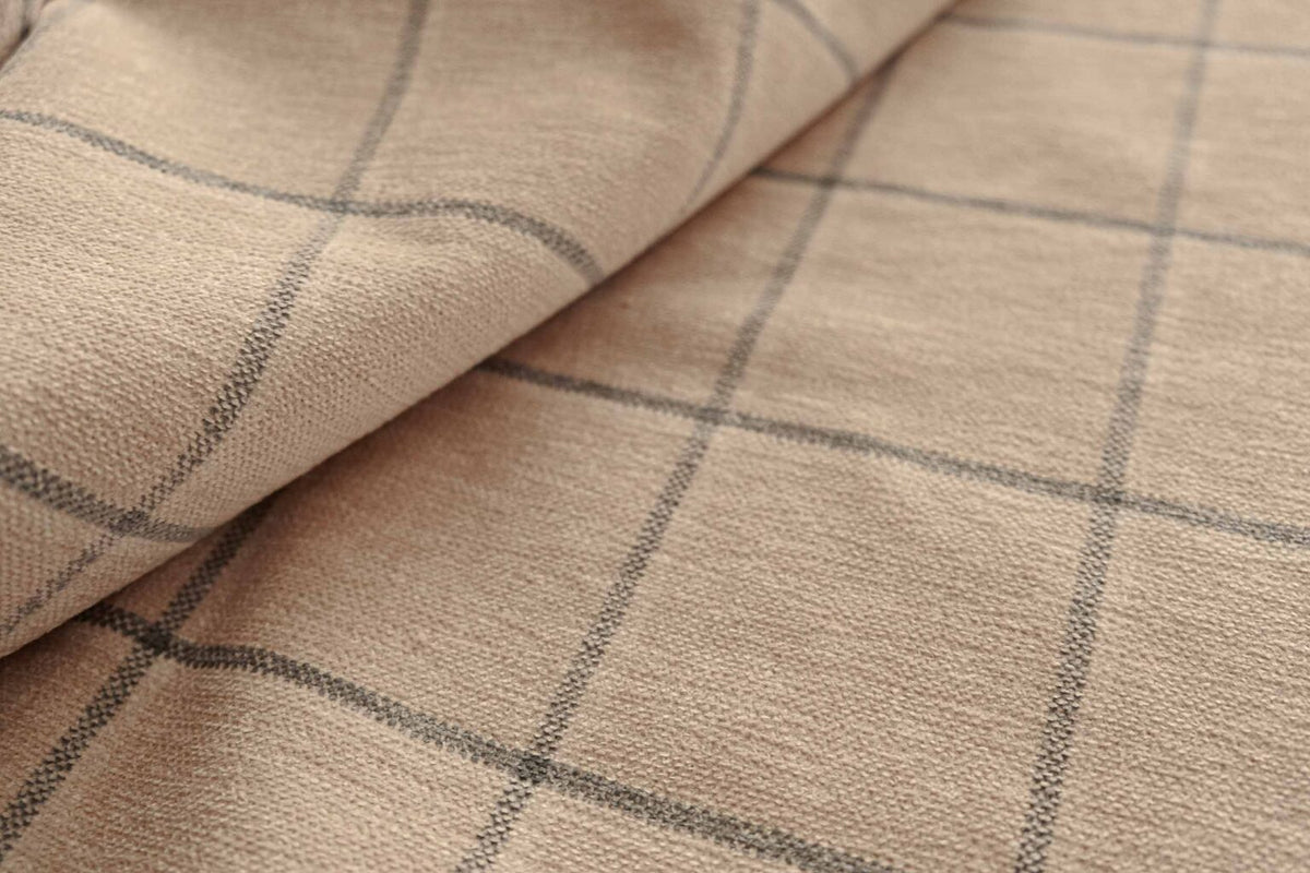 Lamlash fabric by Coordonné in Indigo, flat pattern view