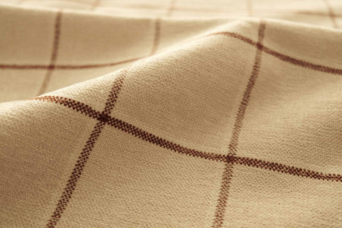 Lamlash fabric by Coordonné in Nude, flat pattern view