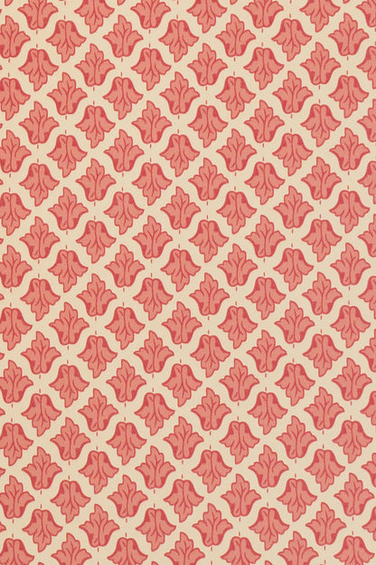 Lancaster Wallpaper by Jean Monro in Rose