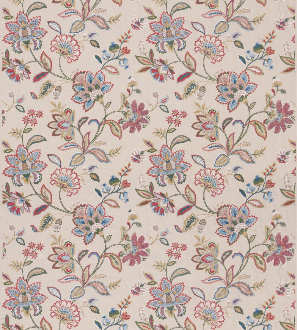 Langley Fabric by GP & J Baker Red/Blue