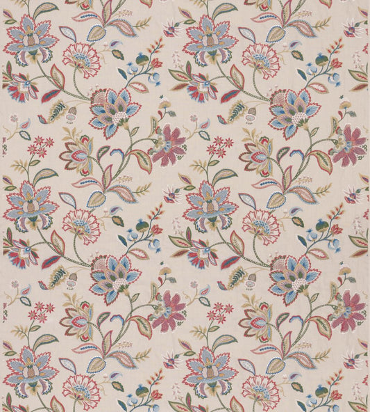 Langley Fabric by GP & J Baker Red/Blue