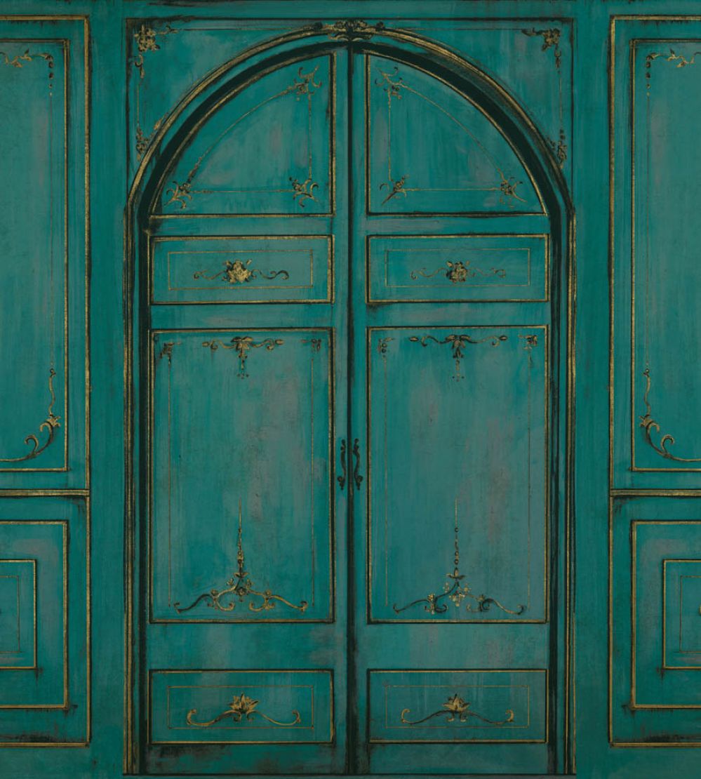 Lao Zi Mural by Coordonne Blue Spirulina