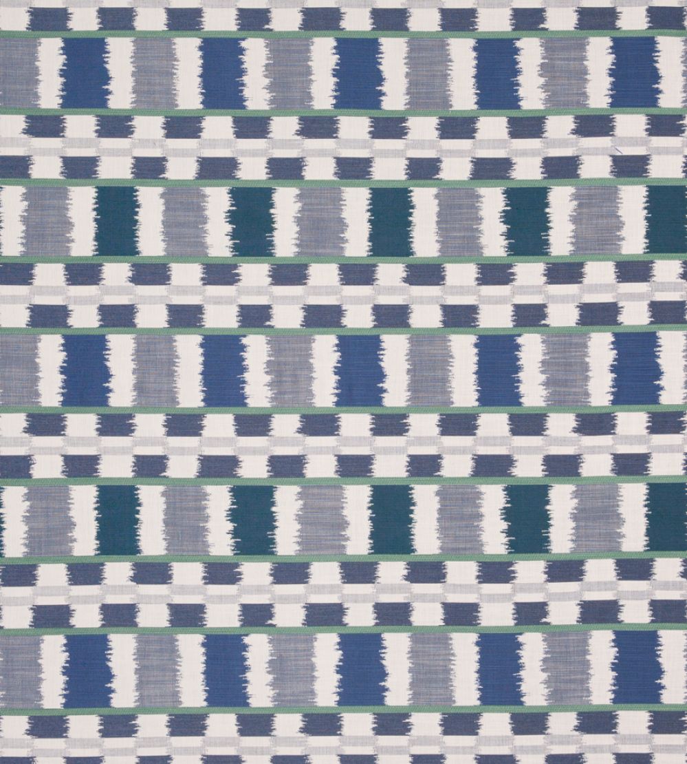 Lapaz Performance Fabric by Christopher Farr Cloth Blue