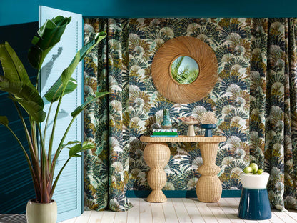 L'Arbre du Voyageur Wallpaper by Pierre Frey shown in a room setting (view 1)