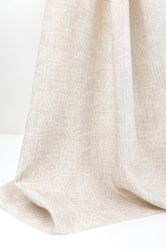 Claymark Fabric by Kerry Joyce in Cream