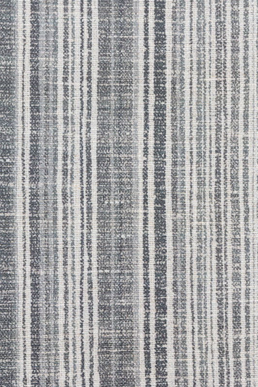 Sierra Stripe Fabric by Kerry Joyce in Charcoal