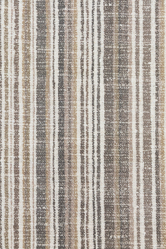 Sierra Stripe Fabric by Kerry Joyce in Chestnut