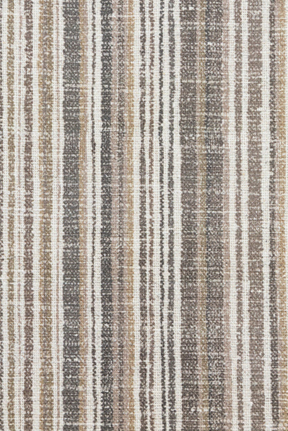Sierra Stripe Fabric by Kerry Joyce in Chestnut