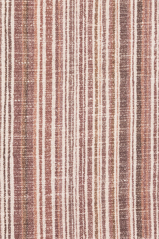 Sierra Stripe Fabric by Kerry Joyce in Old Brick