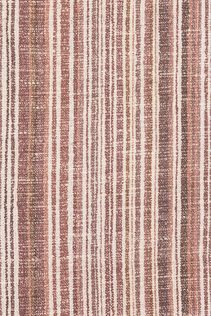 Sierra Stripe Fabric by Kerry Joyce in Old Brick