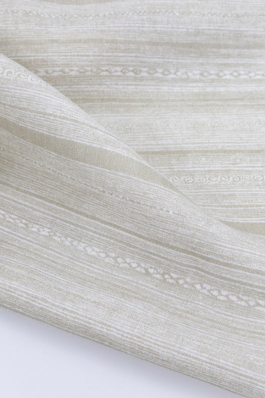 Batik Stripe Fabric by Kerry Joyce in Cream