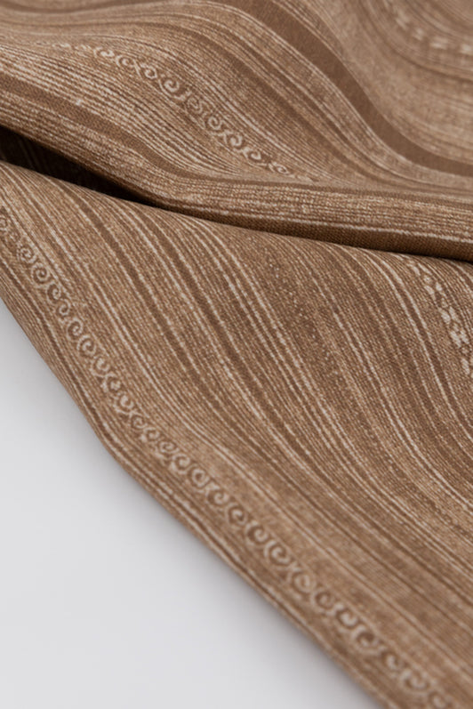 Batik Stripe Fabric by Kerry Joyce in Sepia