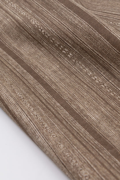 Batik Stripe Fabric by Kerry Joyce in Espresso