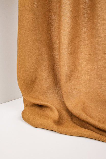 Linen Cloth Fabric by Kerry Joyce in Bronze