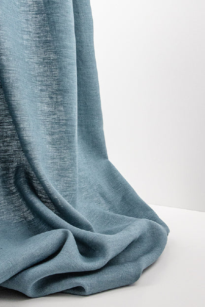 Linen Cloth Fabric by Kerry Joyce in Blue Green
