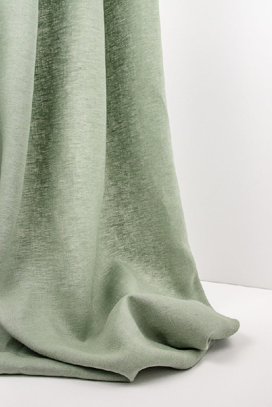 Linen Cloth Fabric by Kerry Joyce in Sea