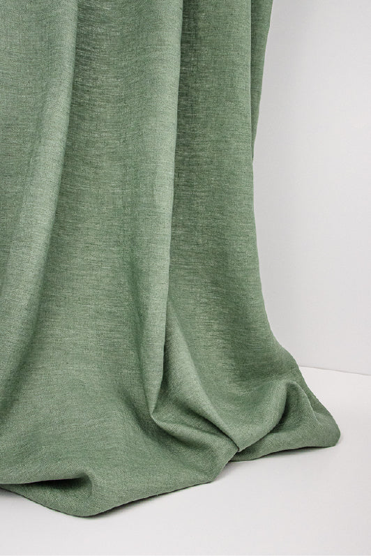 Linen Cloth Fabric by Kerry Joyce in Jade