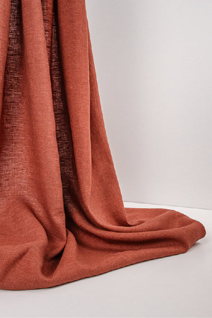Linen Cloth Fabric by Kerry Joyce in Rouge