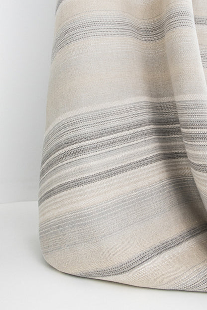 Holland Stripe Fabric by Kerry Joyce in Shades of Gray