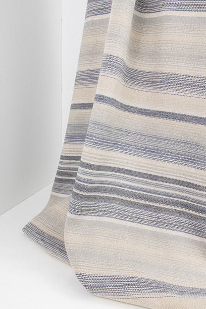 Holland Stripe Fabric by Kerry Joyce in Blue Waves