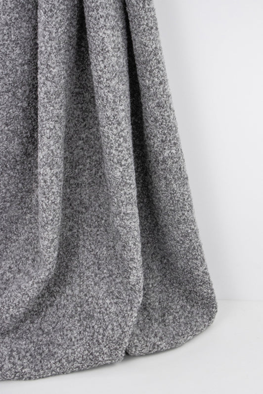 Acari Boucle Fabric by Kerry Joyce in Silver