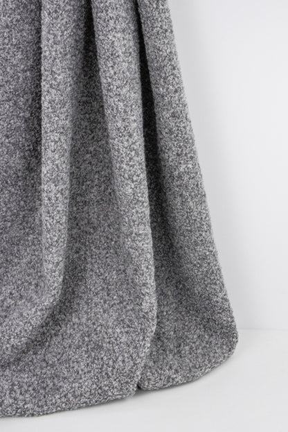 Acari Boucle Fabric by Kerry Joyce in Silver