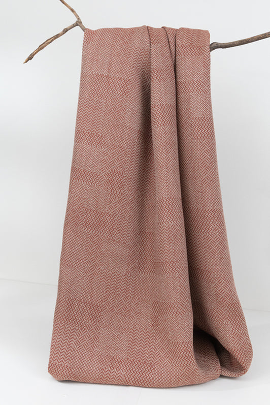 Pathways Fabric by Kerry Joyce in Brick Sand