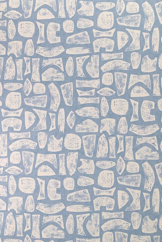 Totem Wallpaper by Kerry Joyce in Blue Sky on Snow