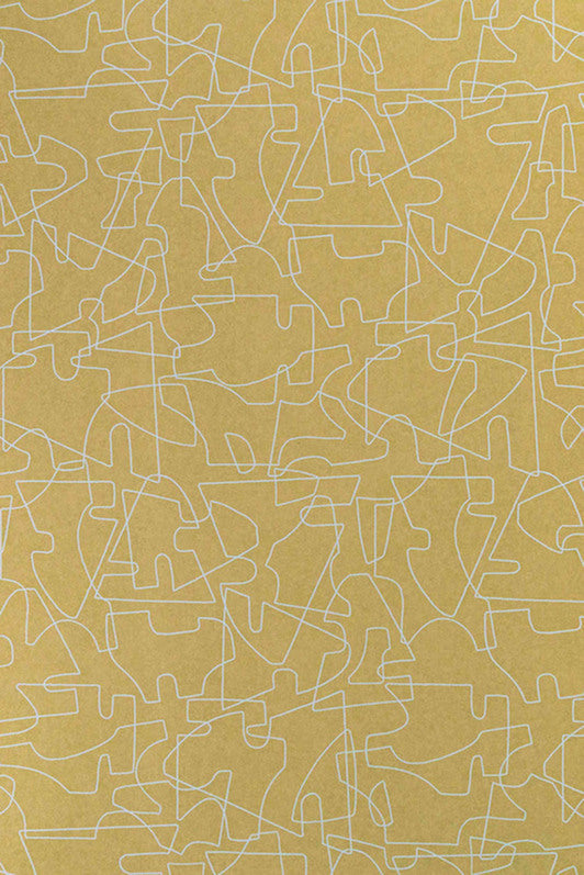 Verge Wallpaper by Kerry Joyce in Citrine on Natural