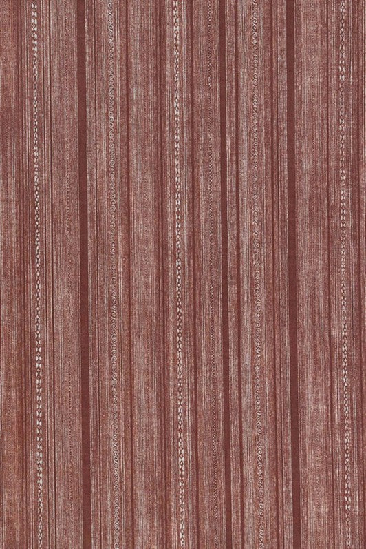 Batik Stripe Wallpaper by Kerry Joyce in Brick