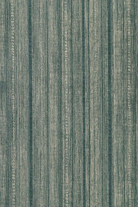 Batik Stripe Wallpaper by Kerry Joyce in Lagoon