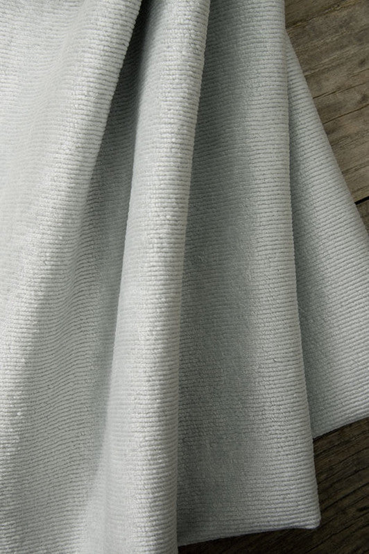 Athos Velvet Fabric by Kerry Joyce in Misty Blue