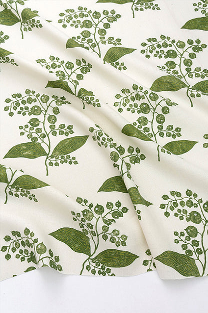 Berries Fabric by Kerry Joyce in Olive Porcelain