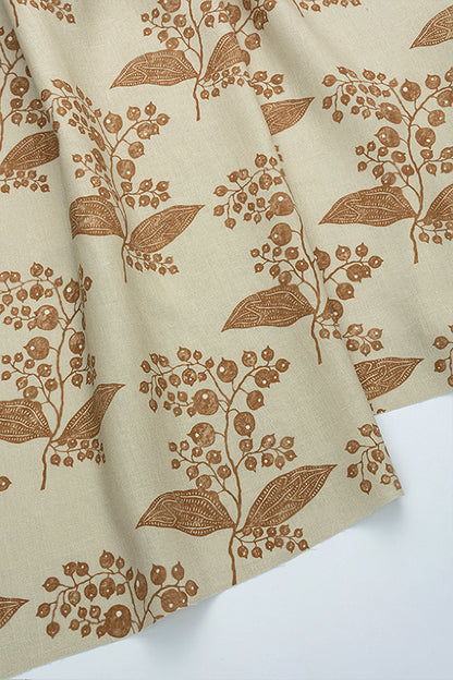 Berries Fabric by Kerry Joyce in Taupe Sunset