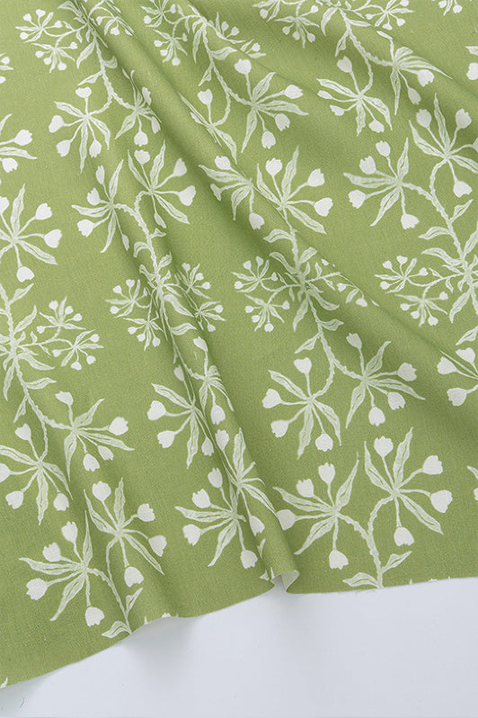 Best Buds Fabric by Kerry Joyce in Chartreuse Jardin