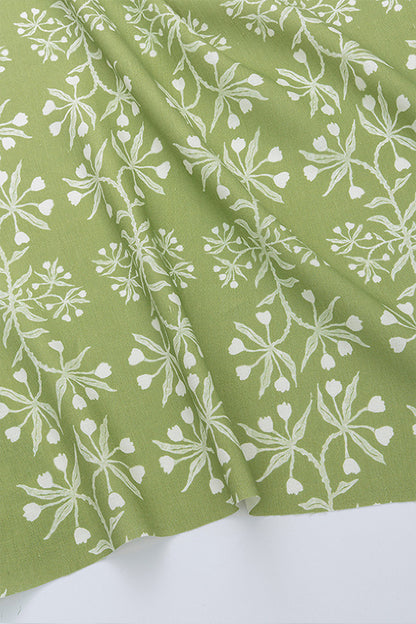 Best Buds Fabric by Kerry Joyce in Chartreuse Jardin