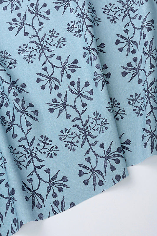 Best Buds Fabric by Kerry Joyce in Indigo Sky