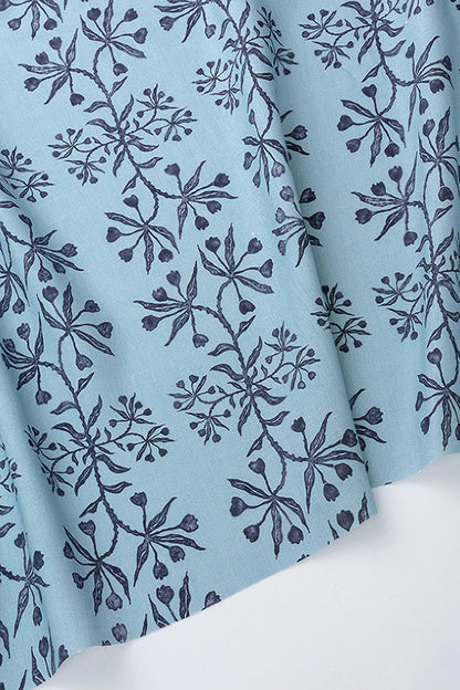 Best Buds Fabric by Kerry Joyce in Indigo Sky