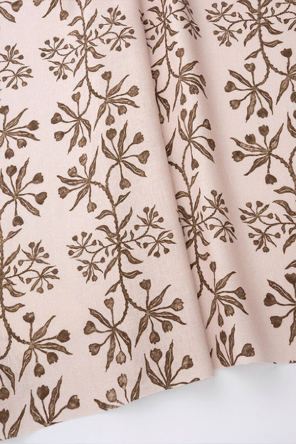 Best Buds Fabric by Kerry Joyce in Mink Blush