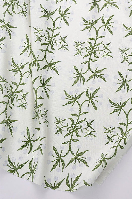 Best Buds Fabric by Kerry Joyce in Olive Porcelain