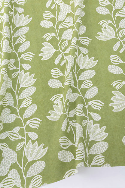 Forever Vines Fabric by Kerry Joyce in Chartreuse Jardin