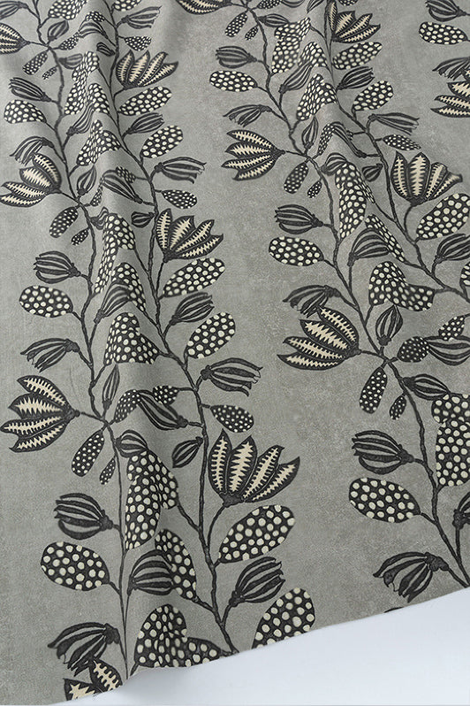 Forever Vines Fabric by Kerry Joyce in Chateau Gray