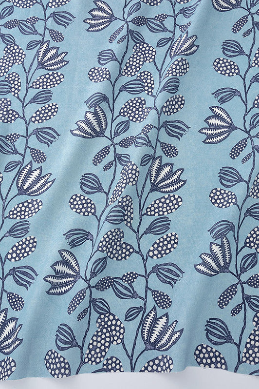 Forever Vines Fabric by Kerry Joyce in Indigo Sky