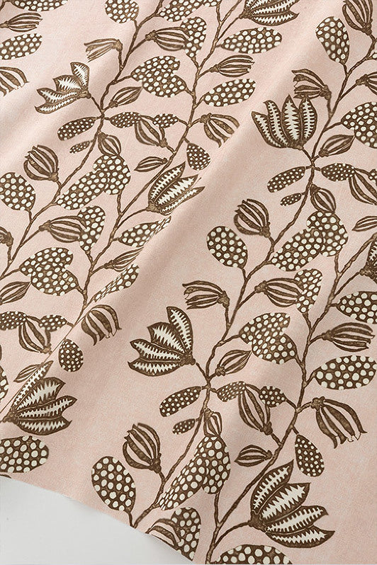 Forever Vines Fabric by Kerry Joyce in Mink Blush