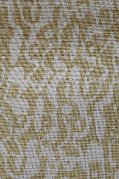 Glyph Fabric by Kerry Joyce in Citrine/Natural