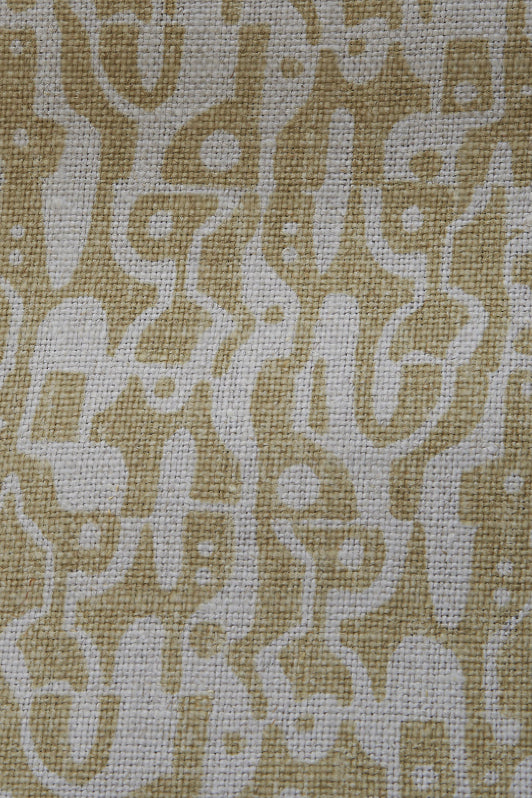 Glyph Fabric by Kerry Joyce in Citrine/Natural