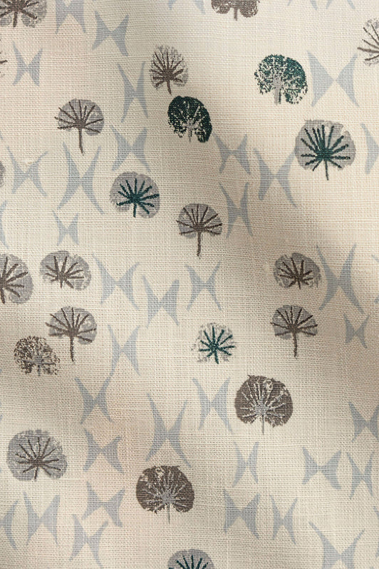 Ground Cover Fabric by Kerry Joyce in Gray Blue