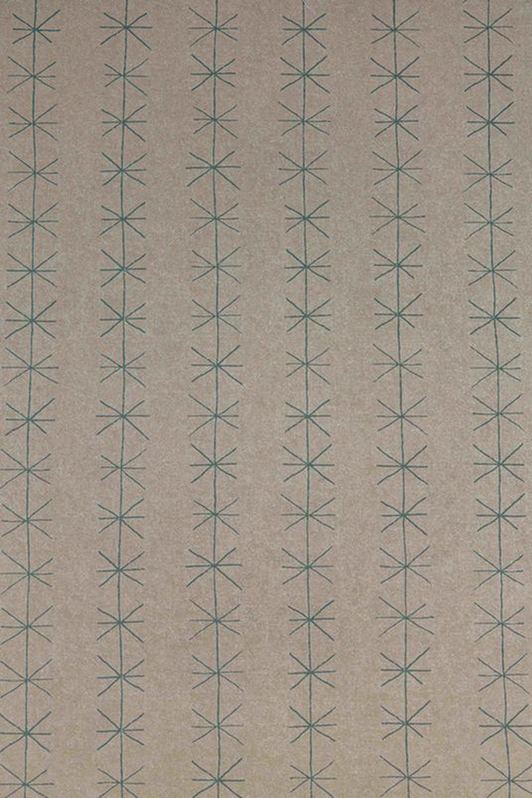 Parallel Universe Wallpaper by Kerry Joyce in Teal Tile